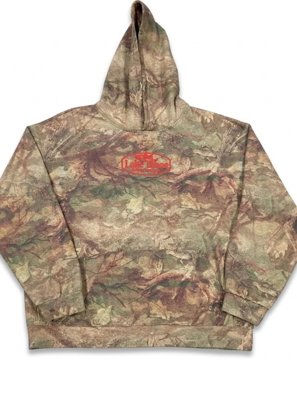 Vintage Graphic Camo Lake Tahoe Hoodie